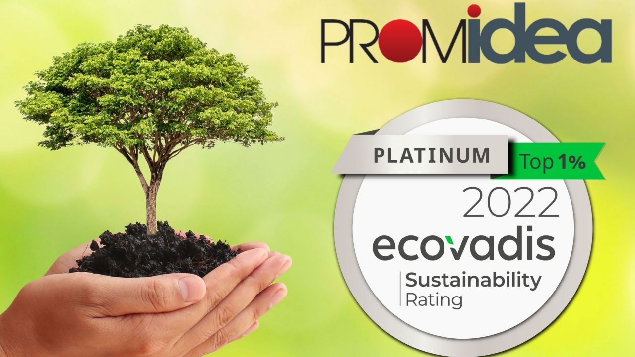 Promidea awarded Platinum EcoVadis sustainability rating for 2022